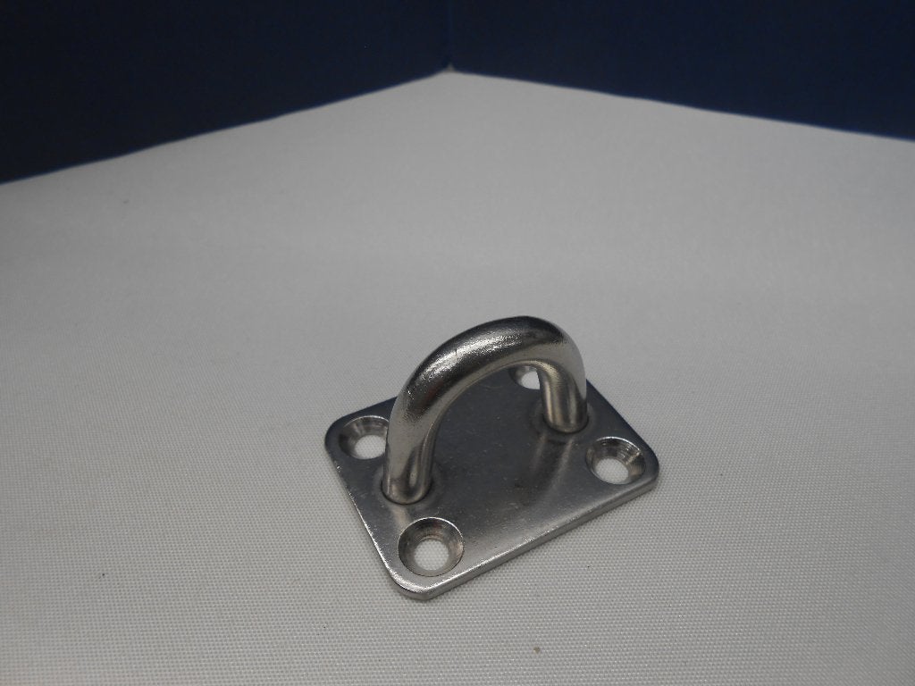 Dekoog, Dekplaat, Oogplaat, RVS, 40 x 50 x 8 mm, Ophalen of Verzenden, Nieuw, Overige typen