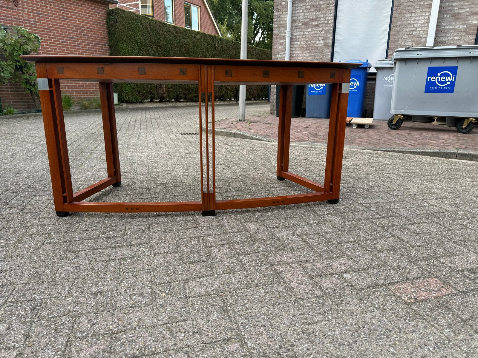 Schuitema Decoforma bureau met verborgen lades, Overige typen, Gebruikt, Bruin, Ophalen of Verzenden