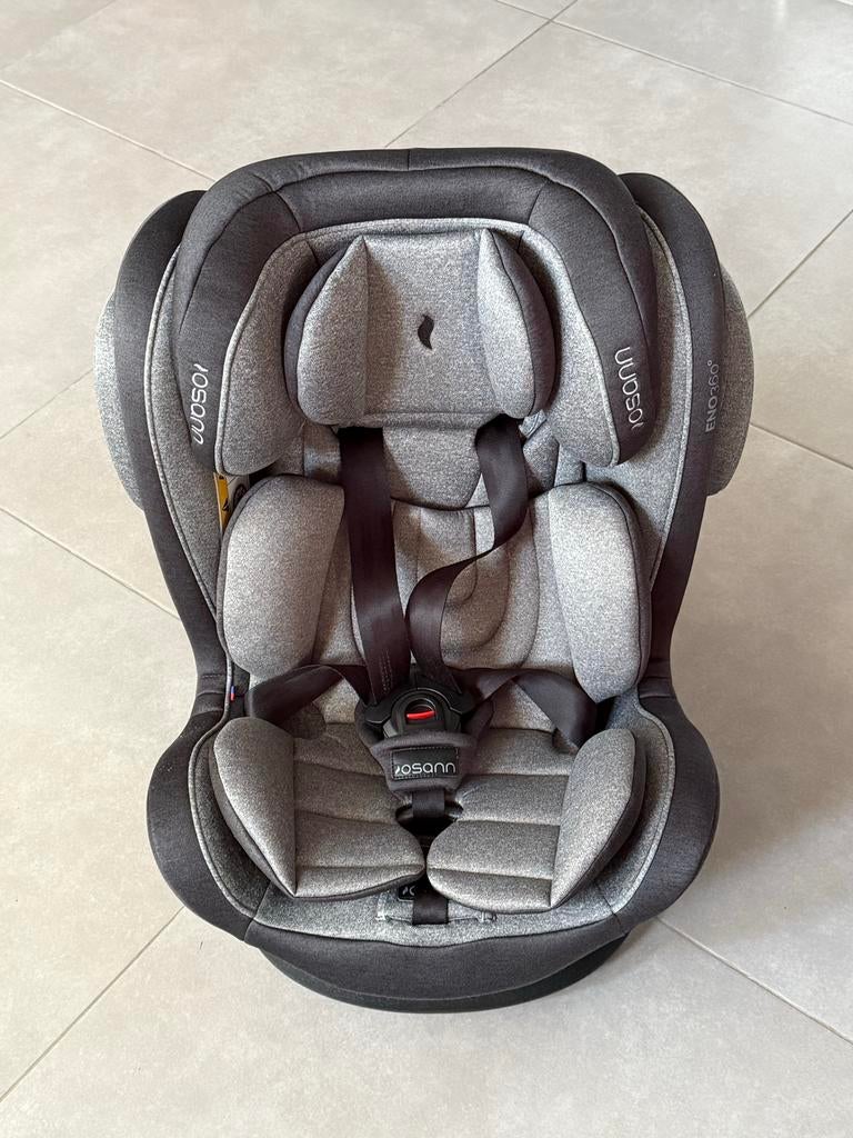 Osann Eno360 Autostoel - Grijs, Autogordel of Isofix, Verstelbare rugleuning, Zo goed als nieuw, Ophalen