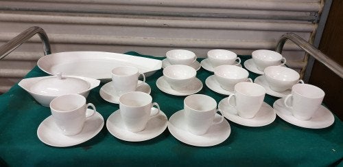 servies wit antiek mosa maastricht, Ophalen of Verzenden, 'T Olde Gre-j, Info@toldegrej.nl, Endepoelstraat 20f Didam
