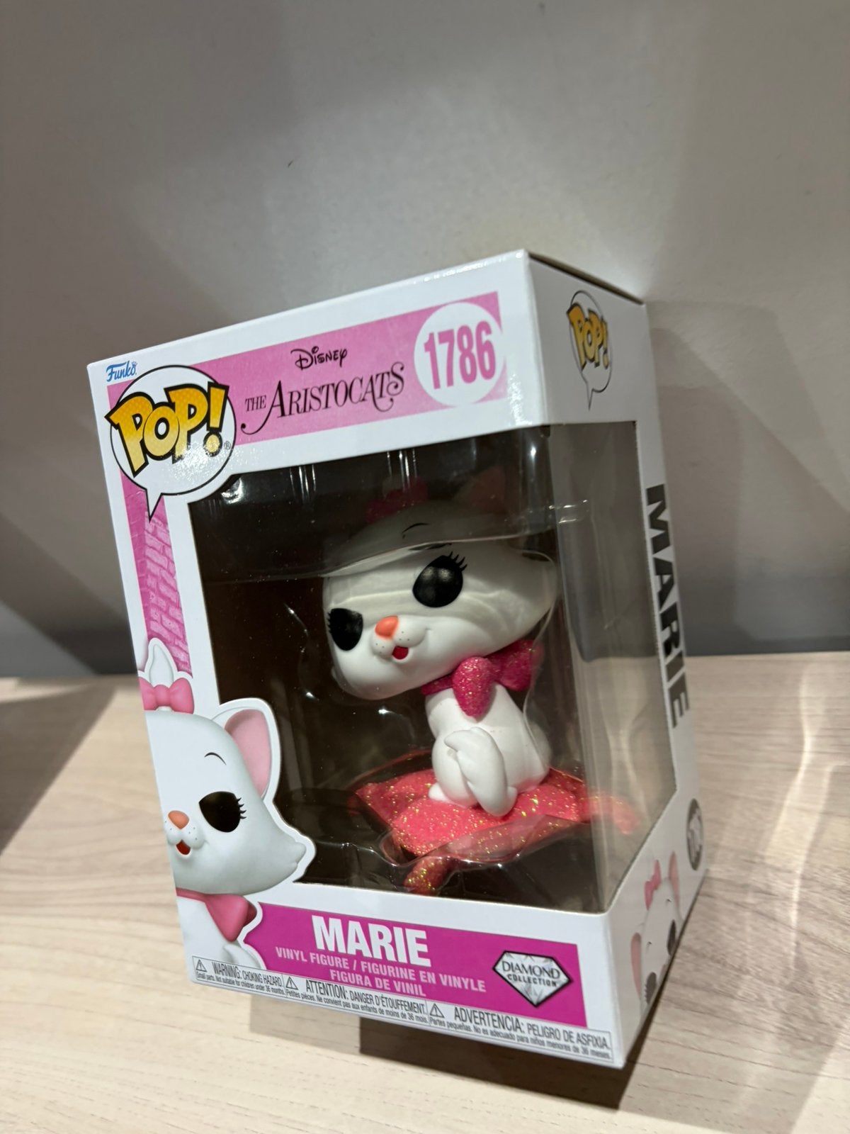 Funko Pop! Disney The Aristocats Marie #1786 Diamond Glitter, Funko Europe, Ophalen of Verzenden, Zo goed als nieuw, 4th floor, 1 Queen Caroline St, London W6 9YN, Verenigd Koninkrijk