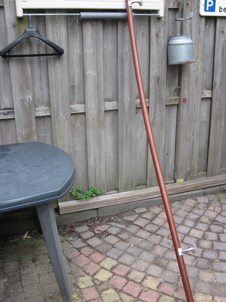 Houten Trapleuning - 210 cm, Ophalen, Zo goed als nieuw, Trap, 2 tot 4 meter