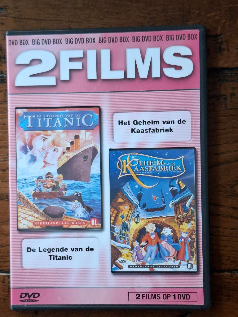 DVD De legende van de Titanic Het geheim van de kaasfabriek, Europees, Tekenfilm, Alle leeftijden, Ophalen of Verzenden