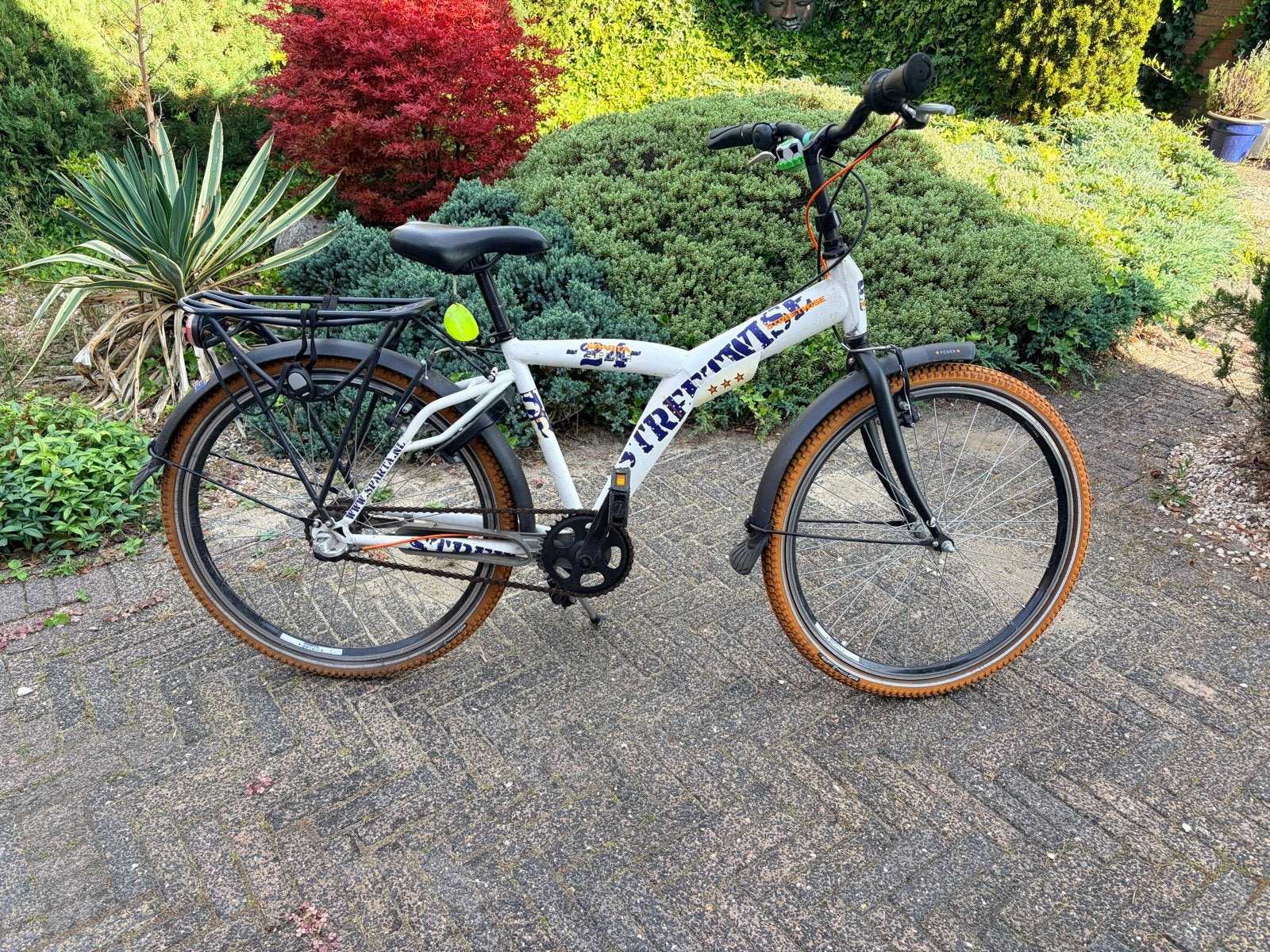 24 inch kinderfiets | 3 versnellingen | Handremmen, Ophalen, Gebruikt, 20 inch of meer