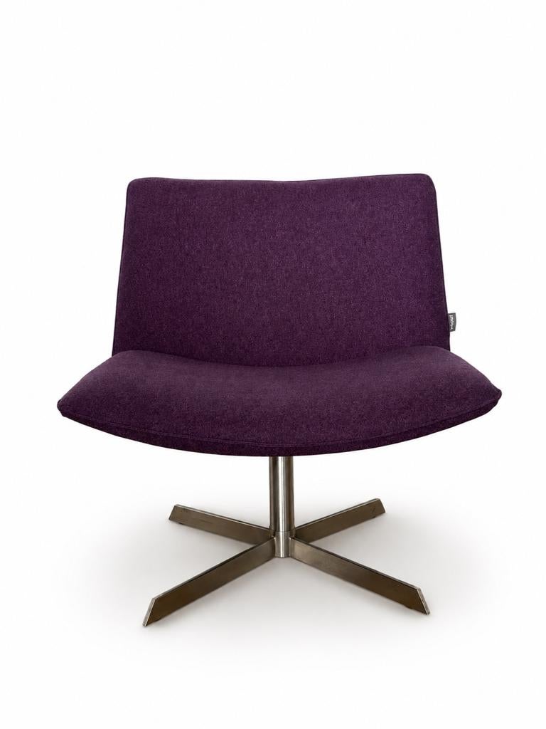 Woood Moderne Draaifauteuil - Paars, Ophalen