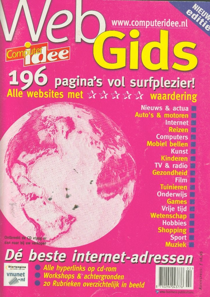 web gids, Verzenden, Zo goed als nieuw, Internet of Webdesign
