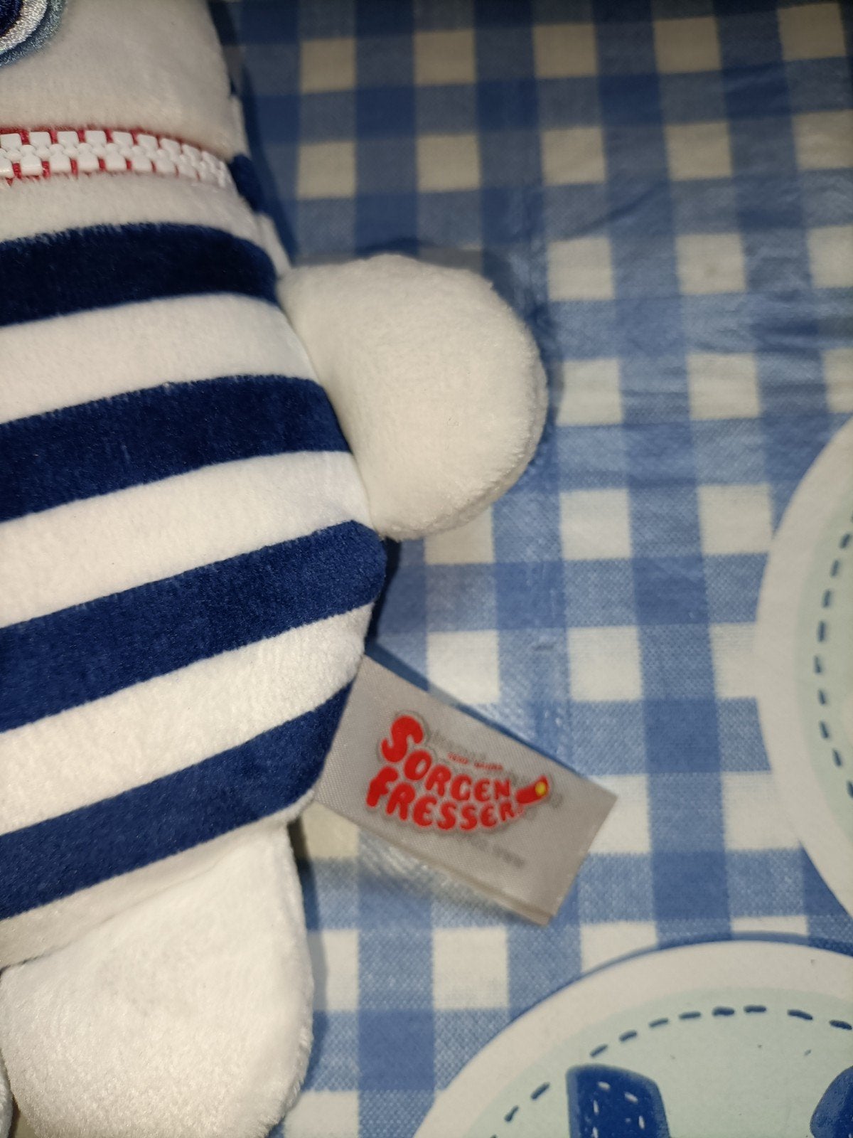 Zorgenvriendje Sorger Fresser knuffel 23 cm groot, Ophalen of Verzenden, Zo goed als nieuw, Overige typen