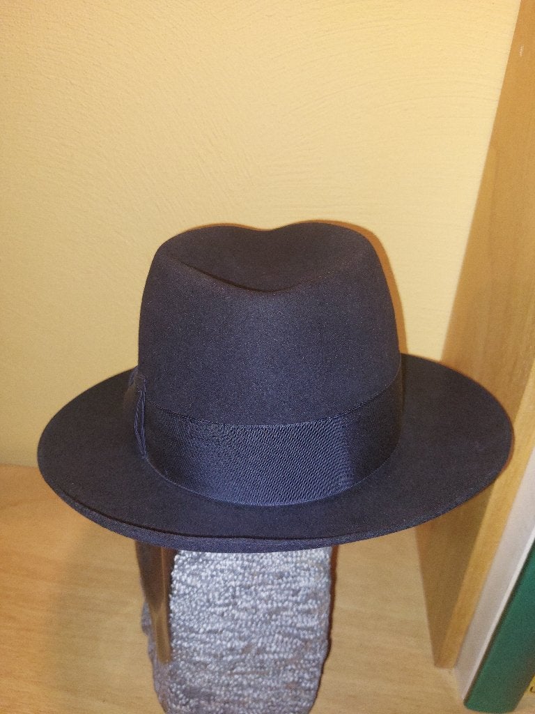Myser fedora hoed maat 59 echt als Nieuw, Ophalen of Verzenden, Zo goed als nieuw, 58 of 59 cm (L, 7¼ of ⅜ inch)