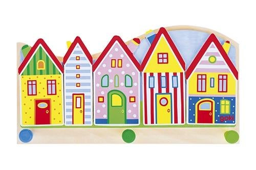 Kinderkapstok Kapstokhaak Kleine Stad Goki, Huis en Inrichting, Woonaccessoires | Kapstokken, Wandkapstok, Info@dam.be, Nieuw