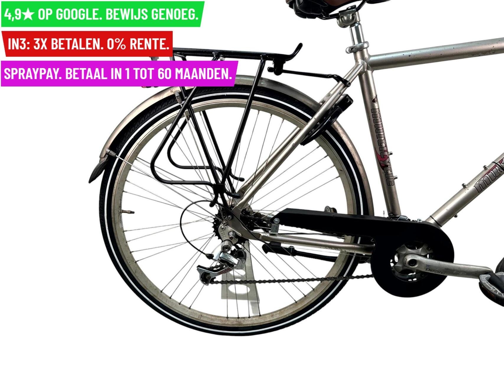 Herenfiets MULTICYCLE 28"/53cm/21ver - Garantie/Levering, Fietsen en Brommers, Fietsen | Heren | Herenfietsen, Overige merken