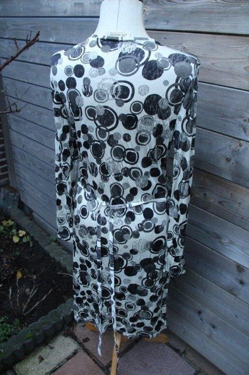 Wikkeljurk creme/ grijs/ zwart Uta Raasch mt L Vaste prijs, Kleding | Dames, Jurken, Uta Raasch, Zwart, Maat 42/44 (L), Ophalen of Verzenden