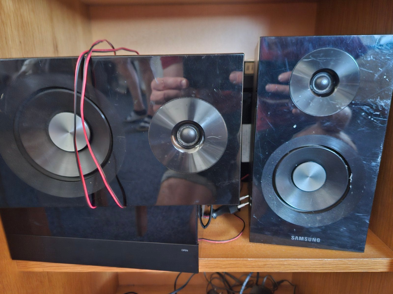 Samsung MM-D430D Microset met speakers, Ophalen of Verzenden, Gebruikt, Cd-speler, Microset