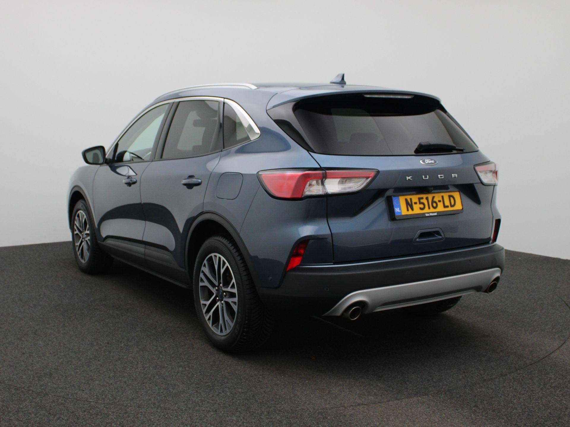 Ford Kuga 1.5 EcoBoost Titanium 150pk | Adaptieve cruise con, Stof, Blauw, Origineel Nederlands, Bedrijf