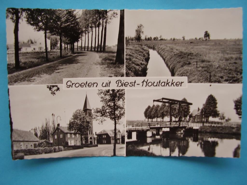 Biest-Houtakker,, Groeten uit Biest-Houtakker, Verzenden, Voor 1920, Noord-Brabant