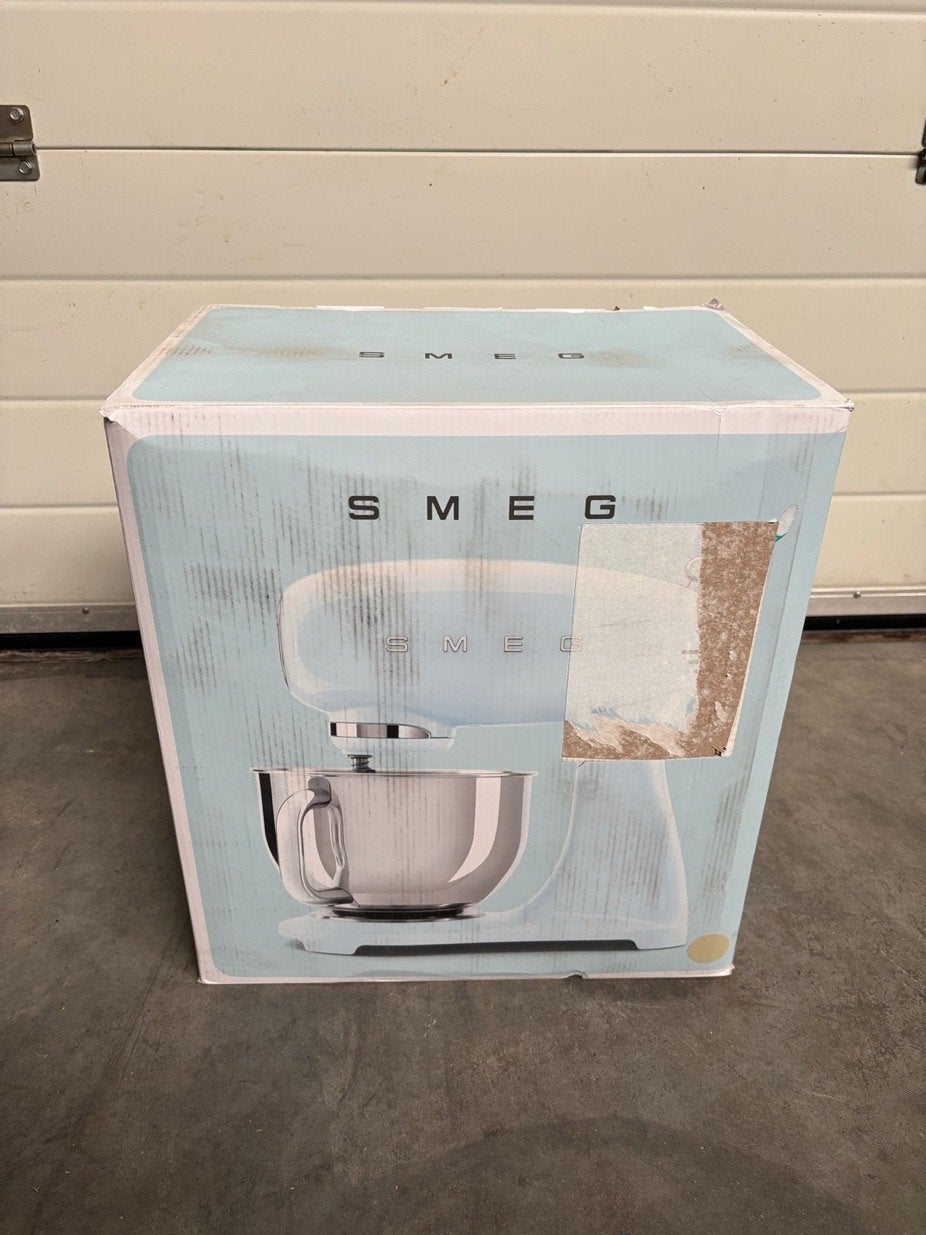 SMEG SMF03PBEU keukenmachine pastelblauw – ongebruikt, Witgoed en Apparatuur, Keukenmixers, 4 liter of meer, Smeg@smeg.it, Nieuw