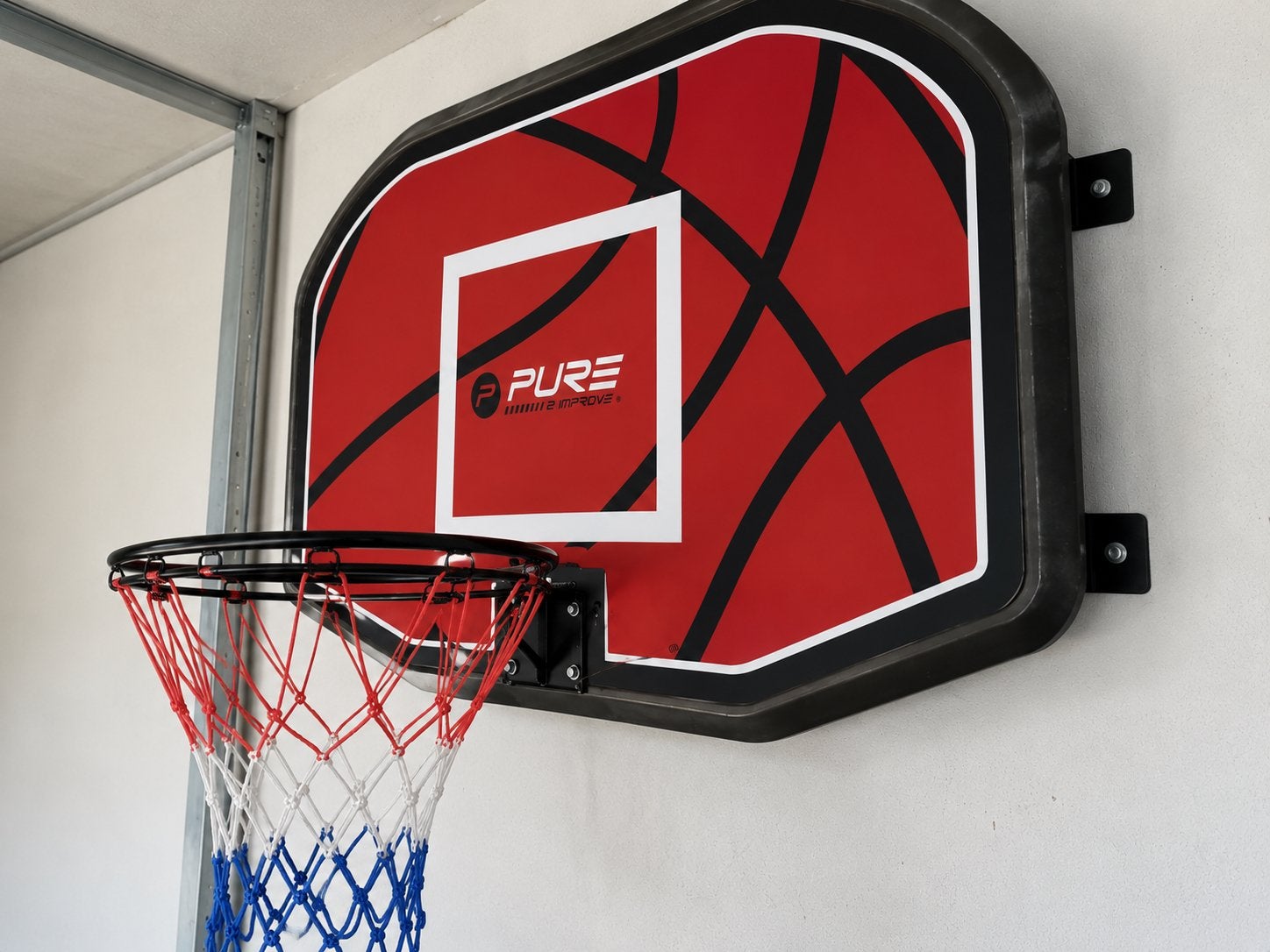 Basketbalring met bord - Gebruikt, Ophalen, Gebruikt, Ring, Bord of Paal
