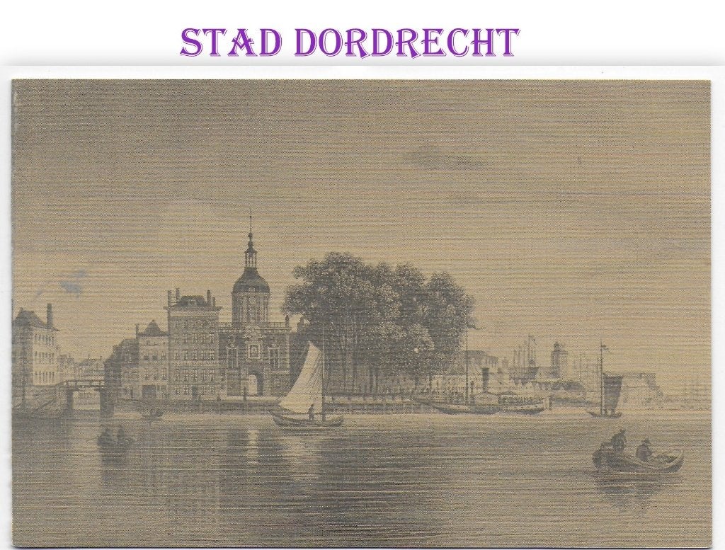 Stad Dordrecht gelopen Ansichtkaart ( B7986 ), Ophalen of Verzenden, 1960 tot 1980, Gelopen, Zuid-Holland