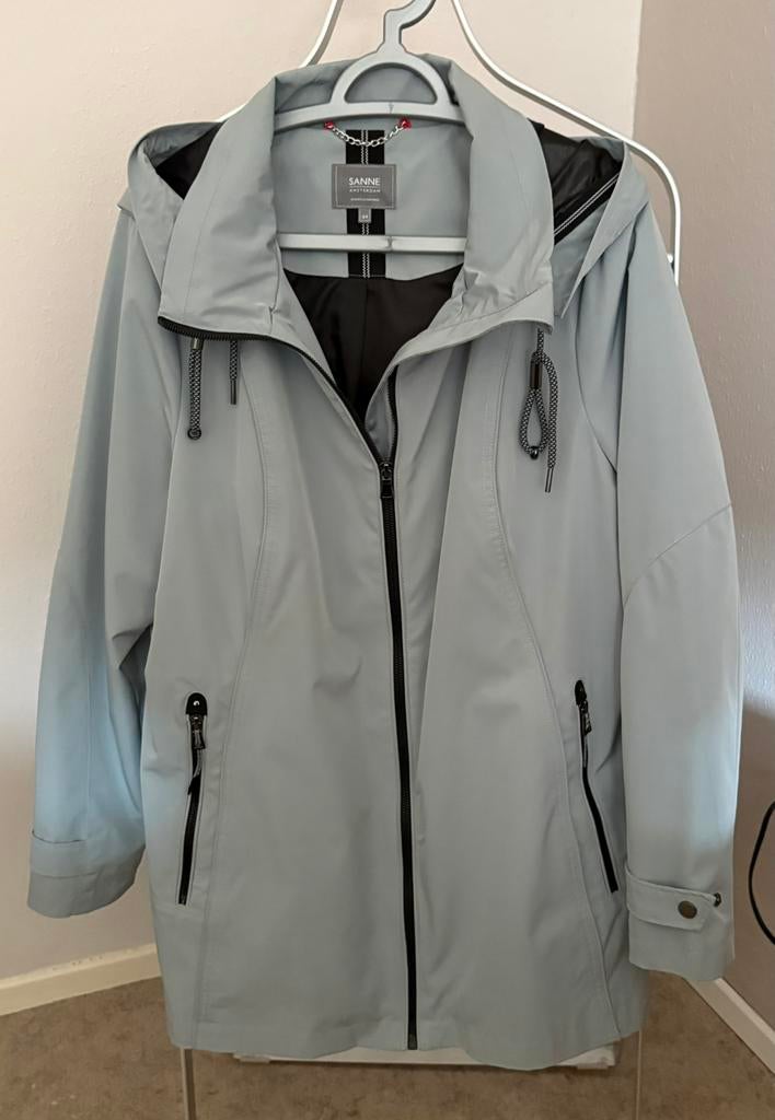 Zomerjas merk Sanne, Kleding | Dames, Jassen | Zomer, Ophalen of Verzenden, Zo goed als nieuw, Maat 42/44 (L), Blauw