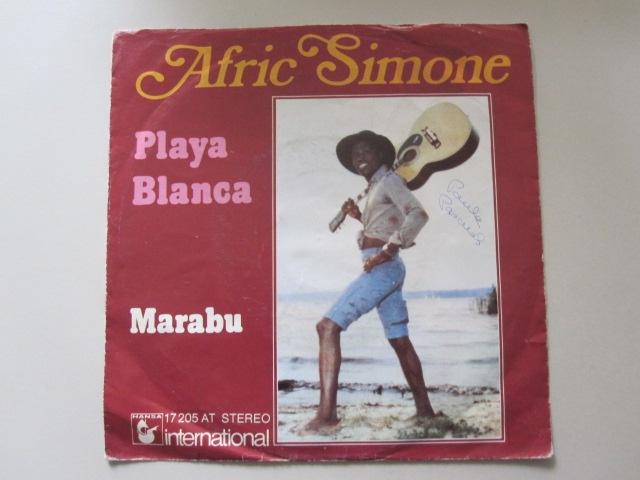 AFRIC SIMONE -  playa blanca  - vinyl 7", Ophalen of Verzenden, Gebruikt, R&B en Soul