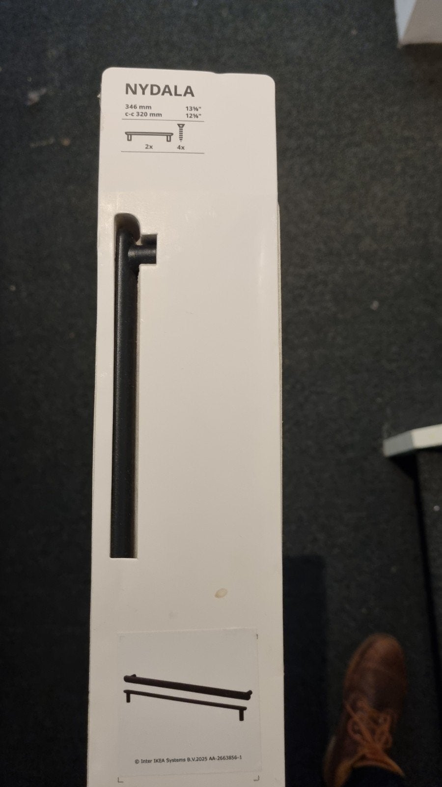 nydala ikea handgreep 2stuks nieuw, Ophalen of Verzenden, Nieuw, Overige materialen, Overige typen