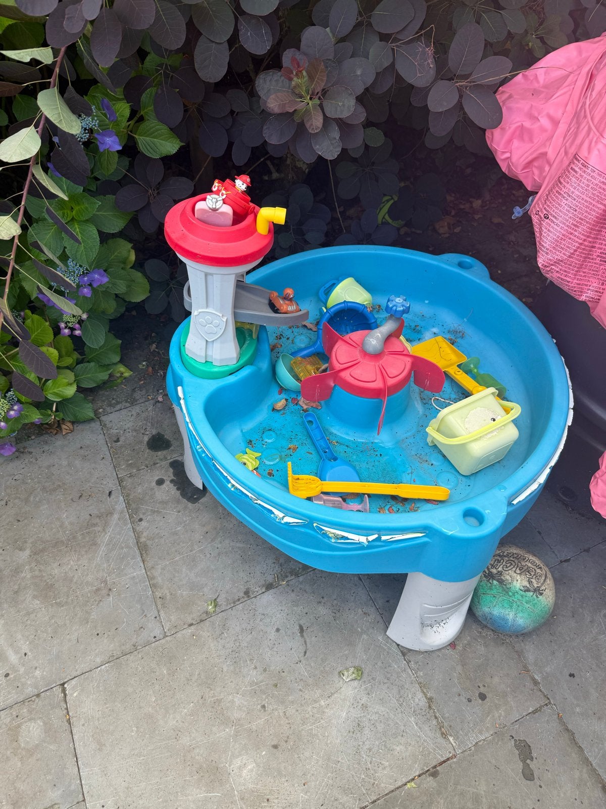 Paw Patrol Water- en Zandtafel met Accessoires, Ophalen of Verzenden, Gebruikt
