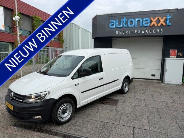 Volkswagen Caddy 1.4 TGI L2H1 EcoFuel Maxi AIRCO I CRUISE CO, Auto's, Bestelauto's, Voorwielaandrijving, Stof, Gebruikt, Euro 6
