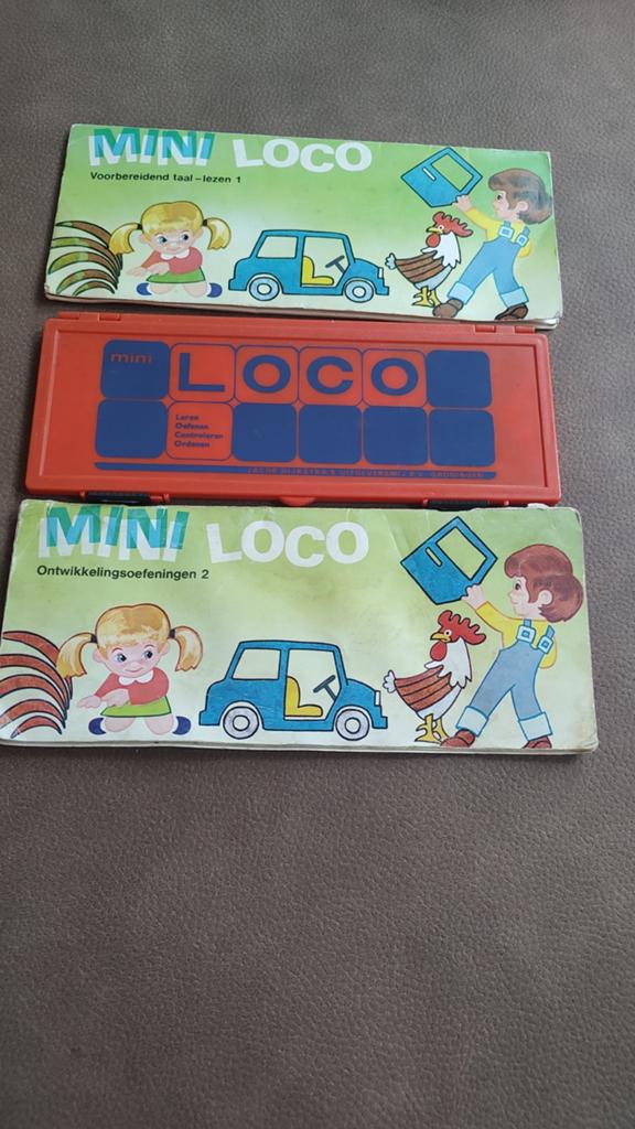 Mini Loco met 2 boekjes - Voorbereidend Taal & Ontwikkeling, Ophalen of Verzenden, Gebruikt, Taal en Lezen