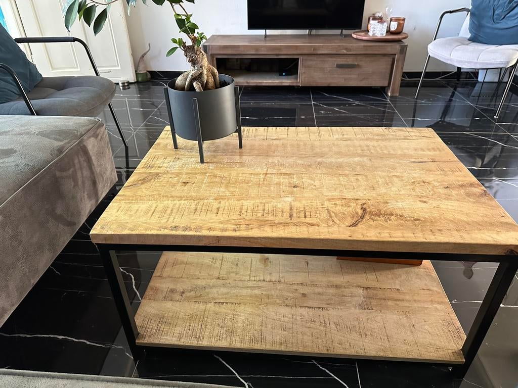 Salontafel, Overige houtsoorten, 50 tot 100 cm, 50 tot 75 cm, Zo goed als nieuw