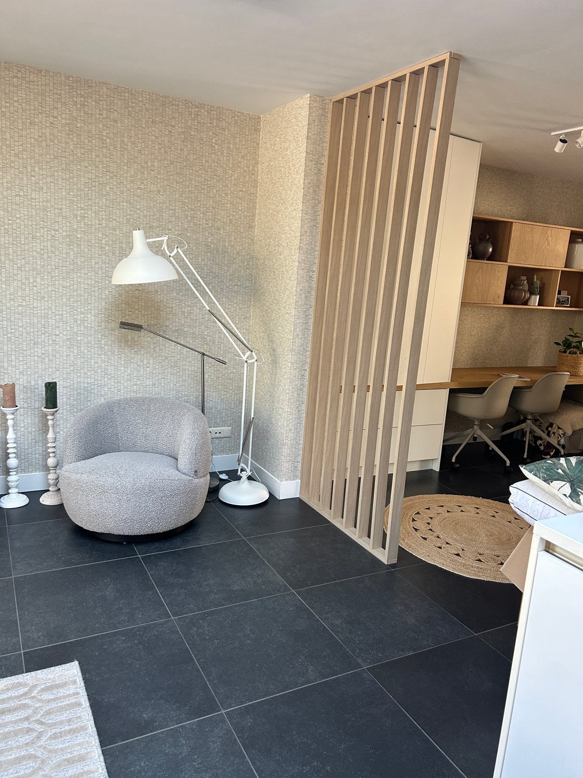 Zuiver Vloerlamp Wit - Verstelbaar Design, Ophalen, Gebruikt, E27 (groot), Metaal