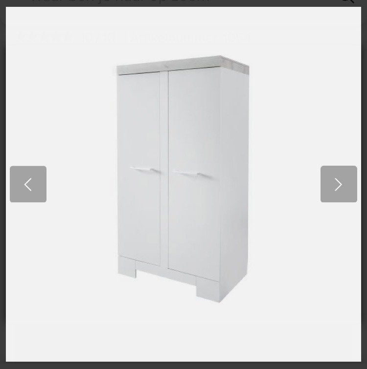 Babykamer (kast, bedje en wandplanken), Ophalen, Gebruikt, Kast, 50 tot 70 cm