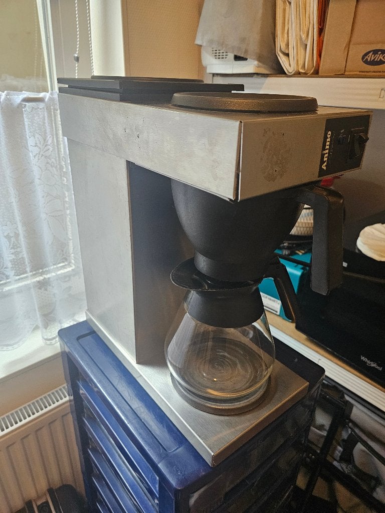 Animo koffiezet app + 2 nieuwe kannen, Witgoed en Apparatuur, Gebruikt, 10 kopjes of meer, Koffiemachine, Gemalen koffie