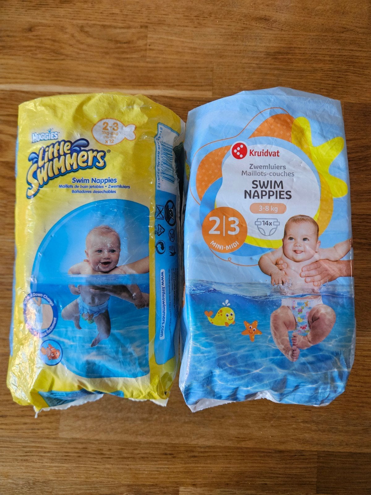 Zwemluiers baby tot 8 kilo, gratis, Kinderen en Baby's, Ophalen, Nieuw, Jongetje of Meisje, Zwem-accessoire