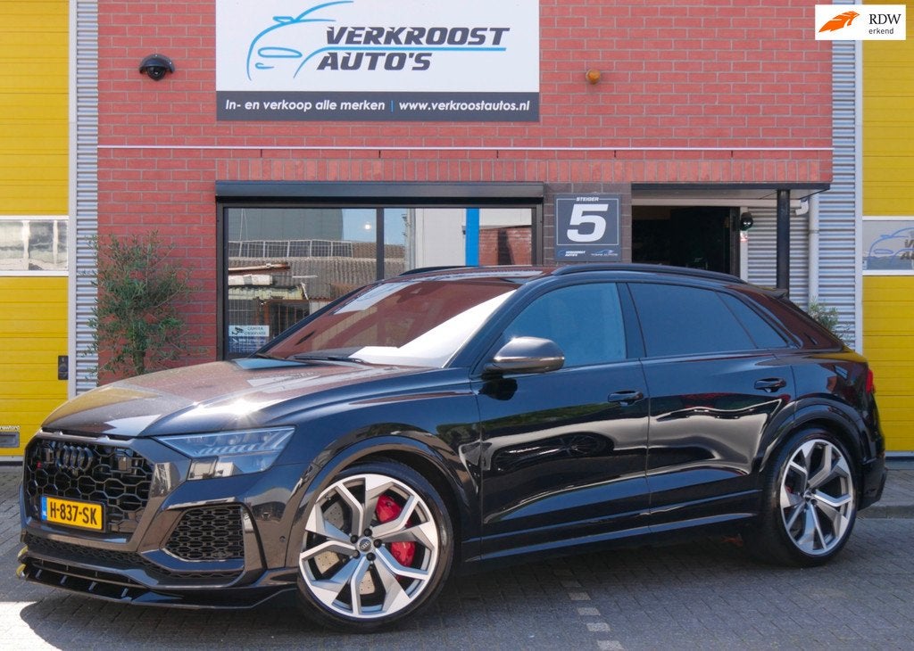 Audi Rsq8 40tfsi v8.quattro.keramisch.carbon.alcantra.stand, Auto's, Audi, Gebruikt, 600 pk, Zwart, Bedrijf