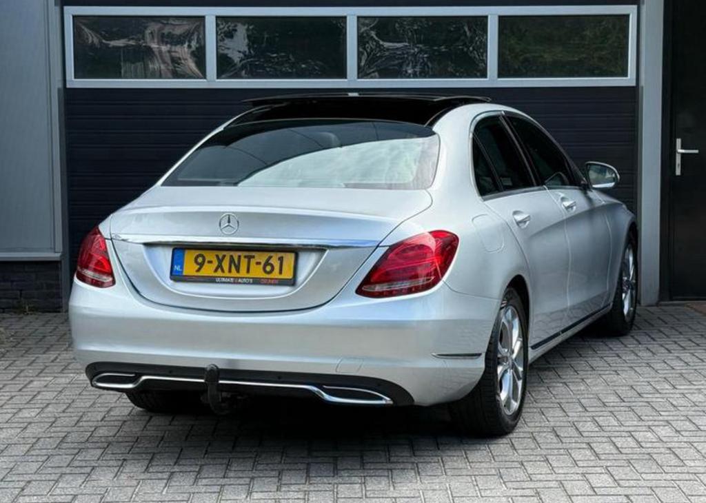 Mercedes-Benz C-Klasse C180 | Automaat 7 | Pano | NAP, Auto's, Automaat, 1800 kg, Zwart, Particulier