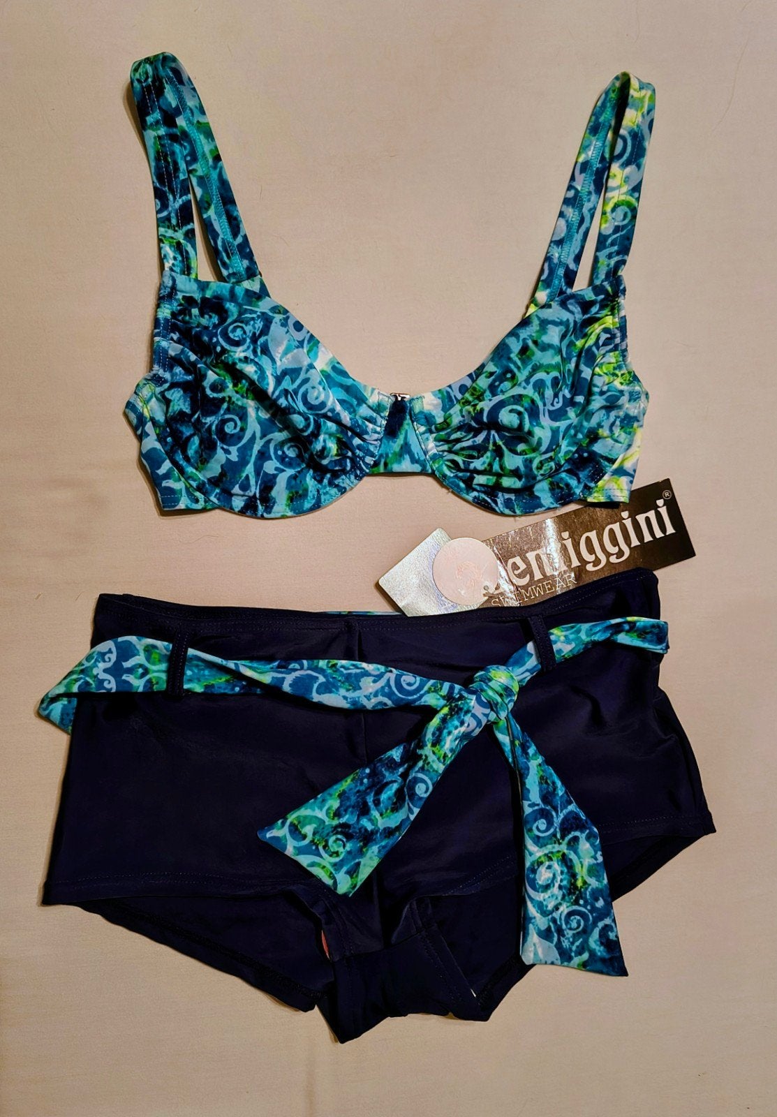 Nieuwe Lentiggini bikini set, maat 36C-Nieuw met kaartjes, Blauw, Lentiggini, Nieuw, Ophalen of Verzenden