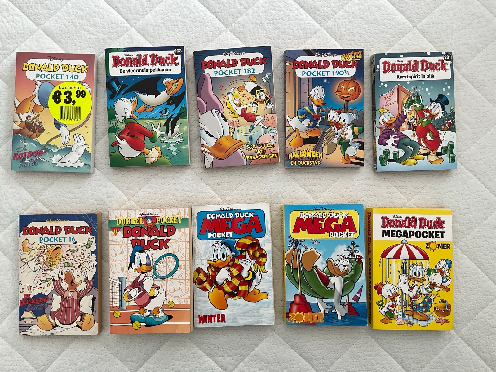 Donald Duck Pockets en Megapockets - Diverse nummers, Meerdere stripboeken, Ophalen of Verzenden, Gelezen