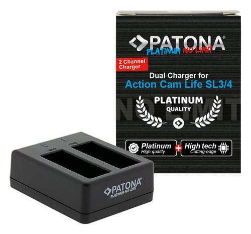 Platinum Dual charger Action Cam Life SL3 and SL4, Verzenden, Nieuw