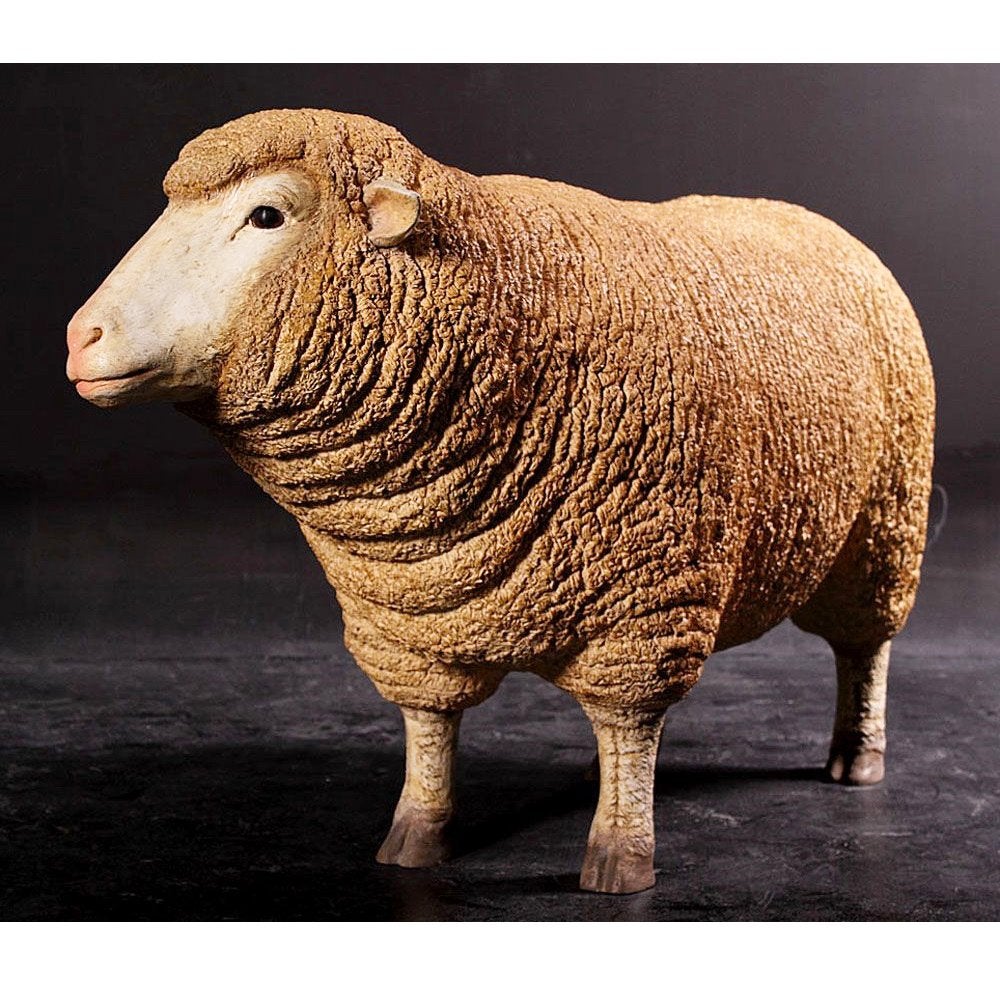 Sheep Merino Eve – Schaap beeld Lengte 96 cm, Ophalen, Nieuw, Overige typen