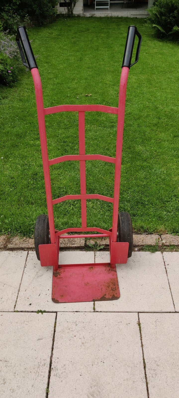 Stevige rode steekwagen voor zware lasten, Ophalen, Gebruikt