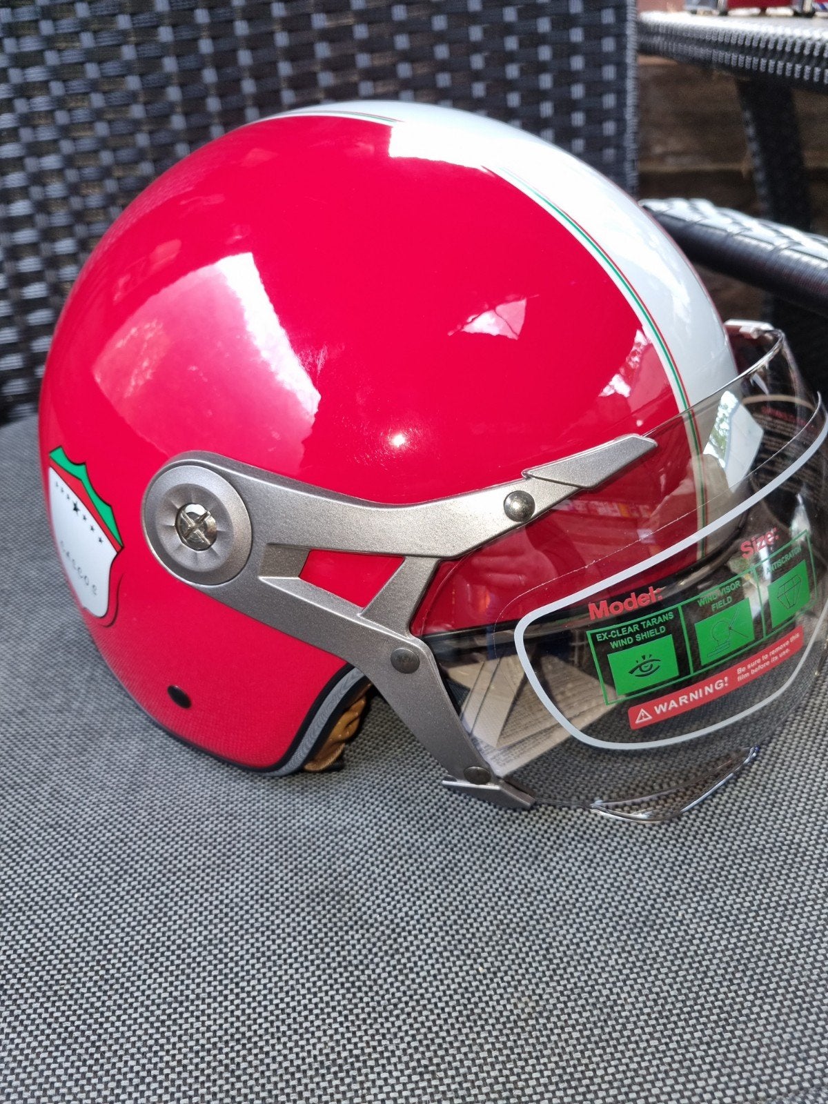 Nieuwe Retro Scooterhelm - Maat L, Ophalen of Verzenden, Nieuw, Large, Onbekend