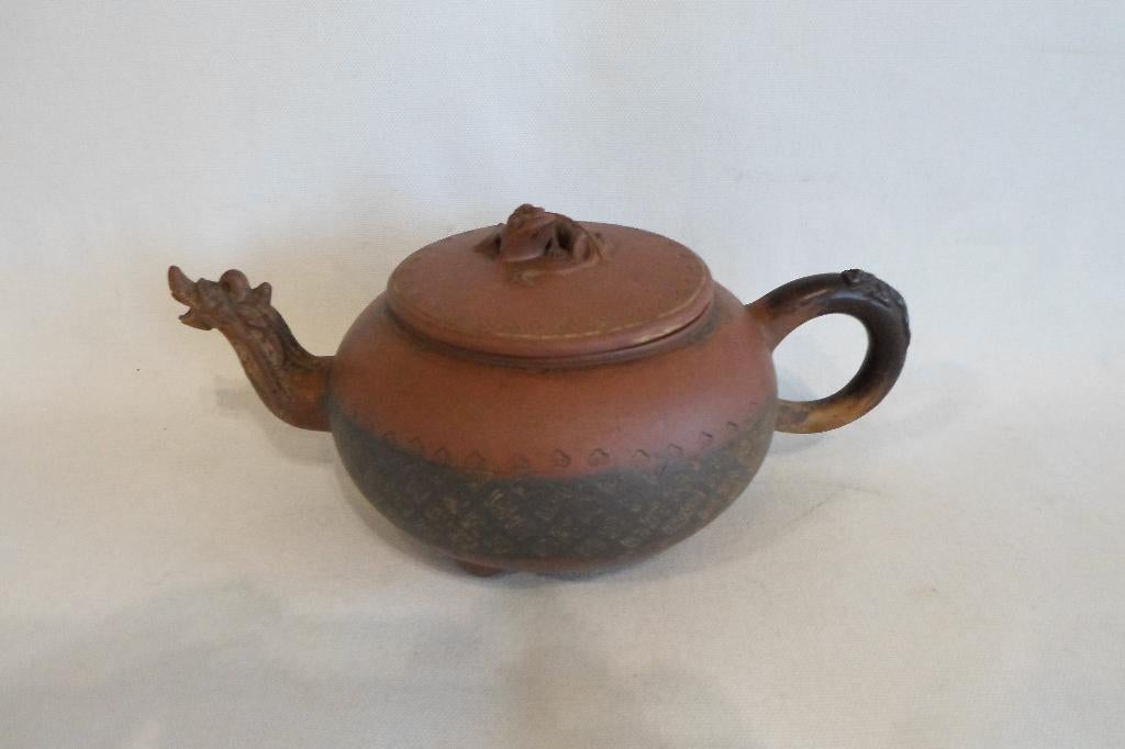 Yixing Zisha Dragon Trekpot, Antiek en Kunst, Antiek | Servies los, Ophalen of Verzenden