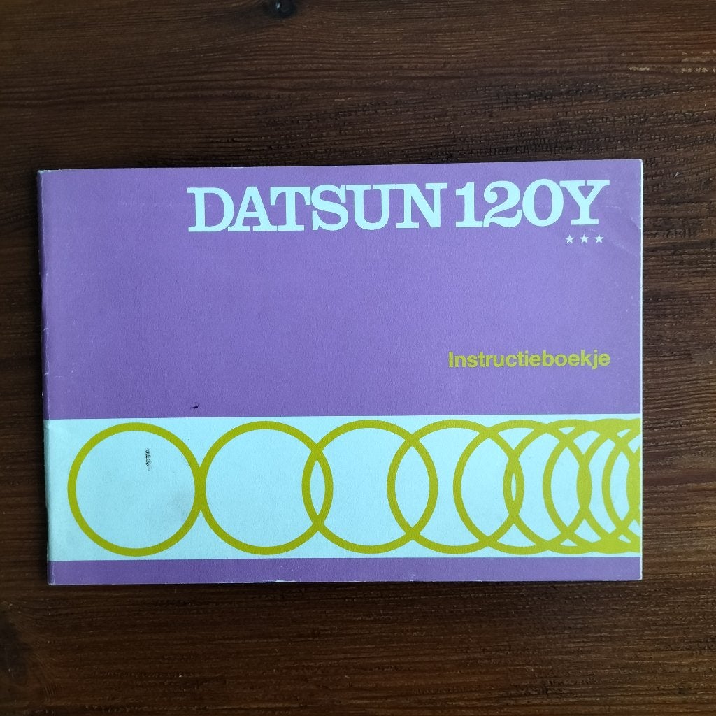 Datsun 120Y instructie boekje, Ophalen of Verzenden