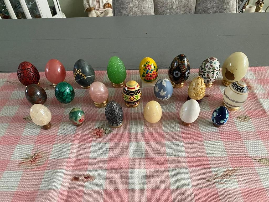 Franklin mint eieren, Ophalen, Zo goed als nieuw