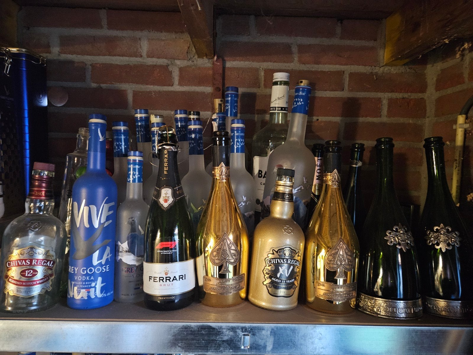 Lege drank flessen, Ophalen