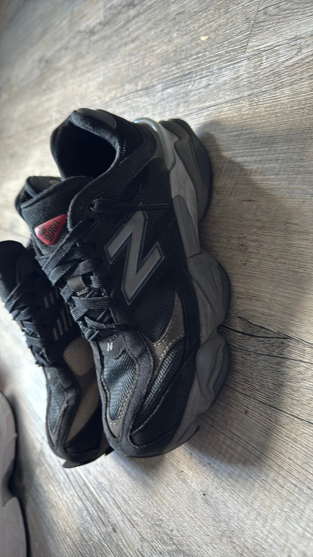 New balance 9060 maat 38,5, Ophalen of Verzenden, Zo goed als nieuw, Zwart