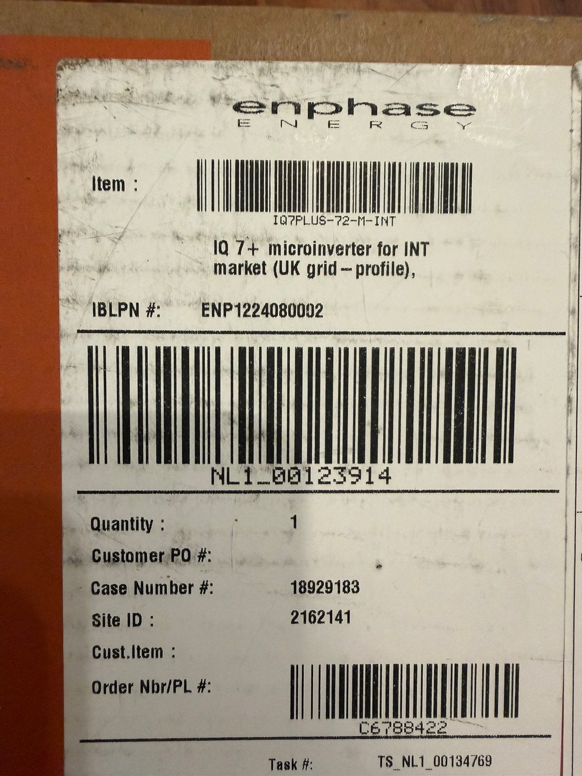 Enphase IQ7+ micro-omvormer - Nieuw in verpakking, Ophalen of Verzenden, Nieuw, Overige typen, 200 wattpiek of meer