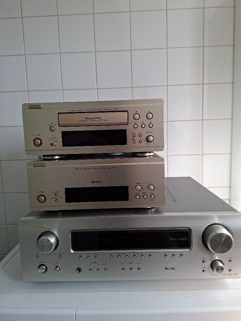 Denon versterker/tuner/cassette, Audio, Tv en Foto, Ophalen, Gebruikt, Stereo, Denon