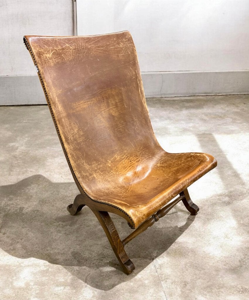 Slipper chair, 50's design, Pierre Lottier voor Valenti #297, Ophalen, Gebruikt, Valenti, Pierre Lotier