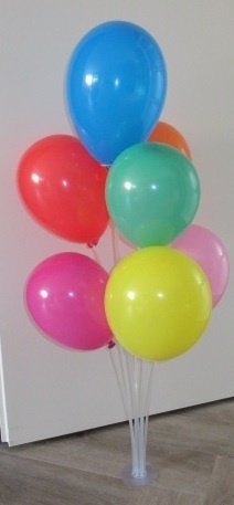 ballonhouder voor 7 ballonnen, hoogte ca 70cm z.g.a.n., Ophalen of Verzenden, Zo goed als nieuw, Versiering, Overige
