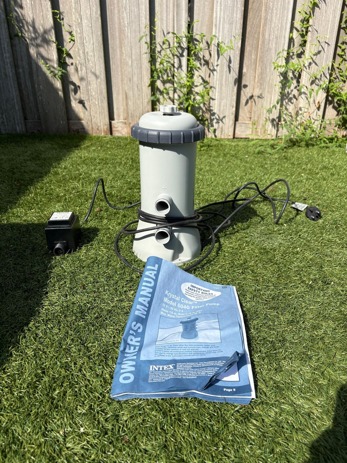 Intex Krystal Clear filterpomp 2.3 m³/uur, Ophalen, Zo goed als nieuw, Filter